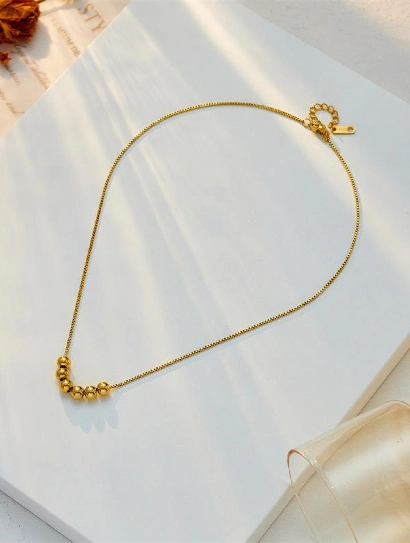 Classic Ball necklace 316L anti tarnish stainless steel Necklaces