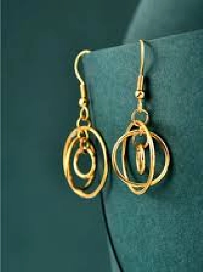 Golden Necklace with cubic zirconia and pearl studded floral pendent  316L anti tarnish stainless steel Necklaces