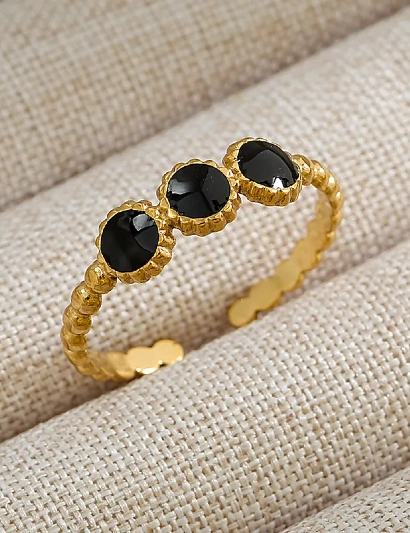 Non Tarnish Stainless Steel Round Drop Oil Open Ring 316L anti tarnish stainless steel Rings